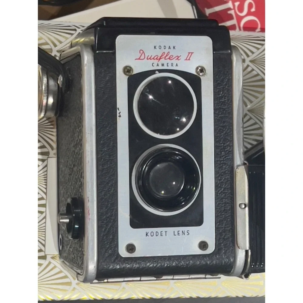 Vintage Kodak Duaflex II 620‎ Film Camera w/KODAR 72mm/8 Lens w/Strap - UNTESTED